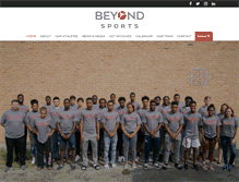 Tablet Screenshot of beyondsports.org